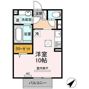 シャルマン彩Ⅱ【1階】の間取り