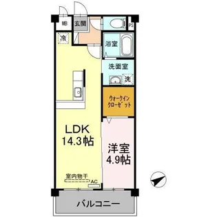 FAMILLE王司【2階】の間取り