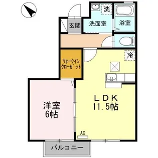 プレミールハウス【1階】の間取り