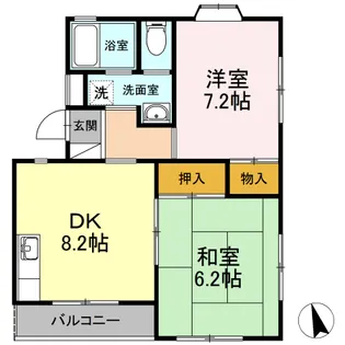 ヴァンヴェール【2階】の間取り