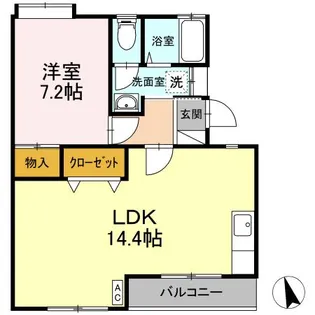 ヴァンヴェール【2階】の間取り