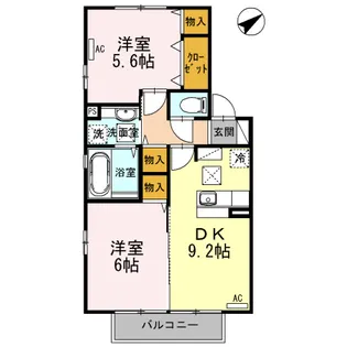 エマーブル【1階】の間取り