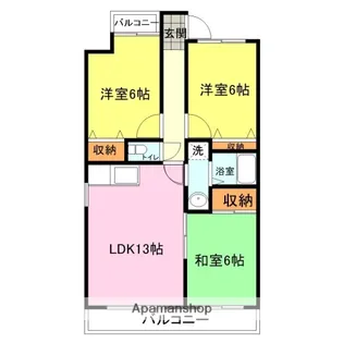 エンドレスマンション【302号室】の間取り