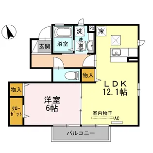 グリーンヒル 2013【1階】の間取り
