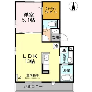 コンフォルト小月【3階】の間取り