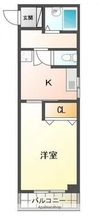 コムズ学園前【3階】の間取り