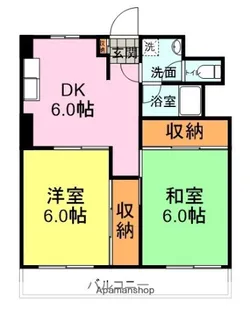 前田コーポラス【502号室】の間取り