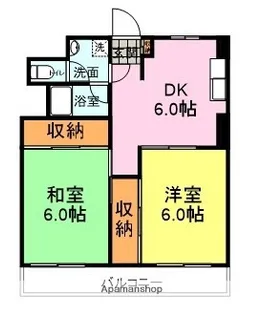 前田コーポラス【505号室】の間取り