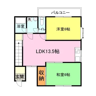 WING21【2階】の間取り