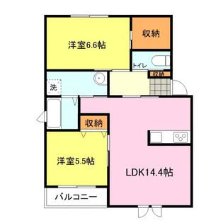 アリエッタ王司上町【2階】の間取り