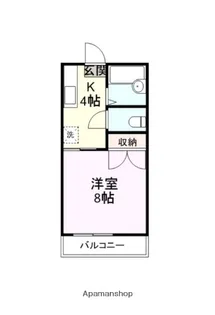 ユートピア【102号室】の間取り