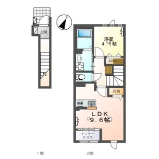 コンフォルト インテルノ【2階】の間取り