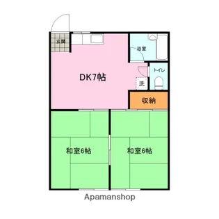 ホワイトハイムT3【1階】の間取り