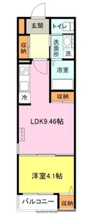 クルム綾羅木【2階】の間取り