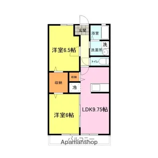 グランコートC【1階】の間取り