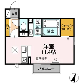 オリーブ ベリー【1階】の間取り