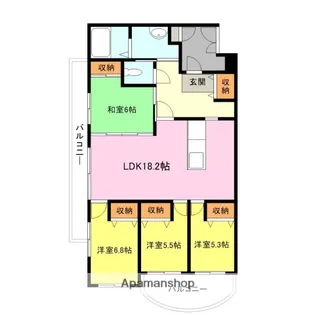 アーデント伊倉新町【12階】の間取り