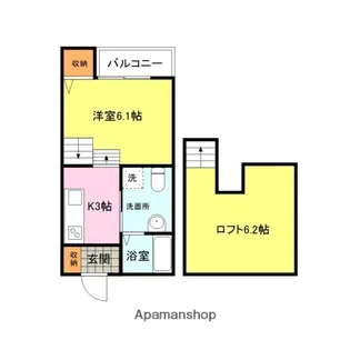 ヴィラ・フォンティーヌ垢田【1階】の間取り