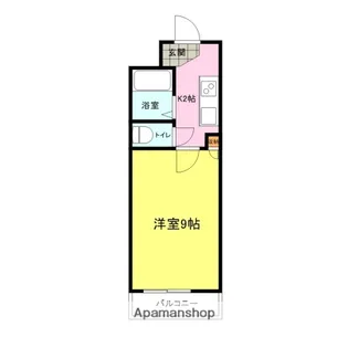 グランドヒルズF1【2階】の間取り