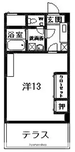 グランセ田宮【2階】の間取り