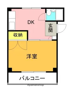 コーポ田宮【102号室】の間取り