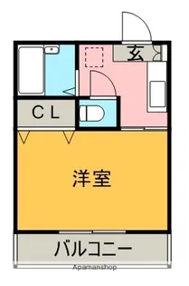 銀河【11号室】の間取り