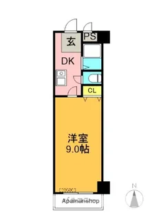 ハイツはと【2階】の間取り