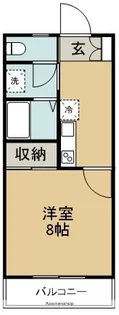 ハイム眉山【103号室】の間取り