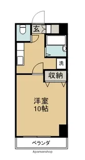 メゾン南昭和【207号室】の間取り