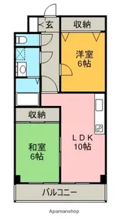クレール北島【302号室】の間取り