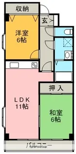 クレール北島【501号室】の間取り