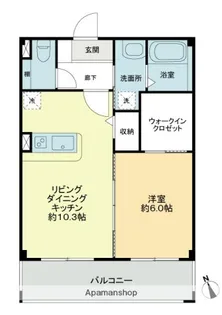 フォブールマドカ【1階】の間取り