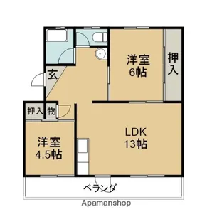 近藤第3ビル【305号室】の間取り