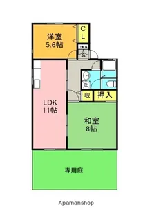 コーポマルハ【1階】の間取り