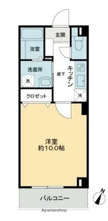 フィネス出来島【203号室】の間取り