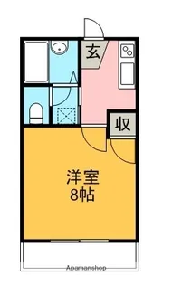 エクセルコーポ【2階】の間取り