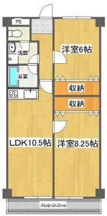 第14柴田マンション【5階】の間取り