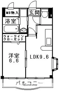 アベニューモリST.V【4階】の間取り