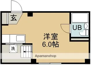 鎌田ビル【402号室】の間取り