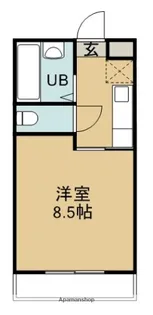 コスモハイムⅠ【105号室】の間取り