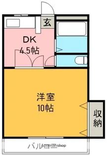 アヴィタションWISE【201号室】の間取り