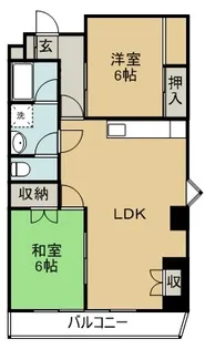 春日ハイツ【A203号室】の間取り