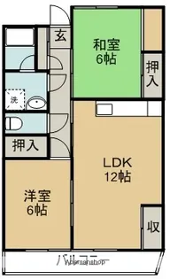 春日ハイツ【B203号室】の間取り