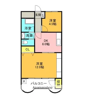 第4三宅ビル【3階】の間取り