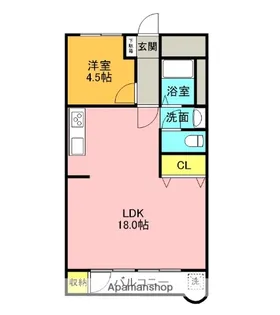 第4三宅ビル【4階】の間取り