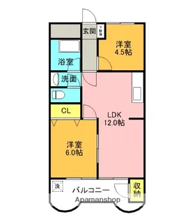 第4三宅ビル【4階】の間取り