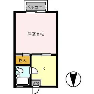 プレジール南昭和【2階】の間取り