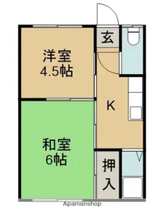 村上アパート【1階】の間取り