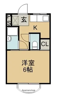 山本ハイツ【4階】の間取り