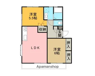 ビレッジ夢【2階】の間取り